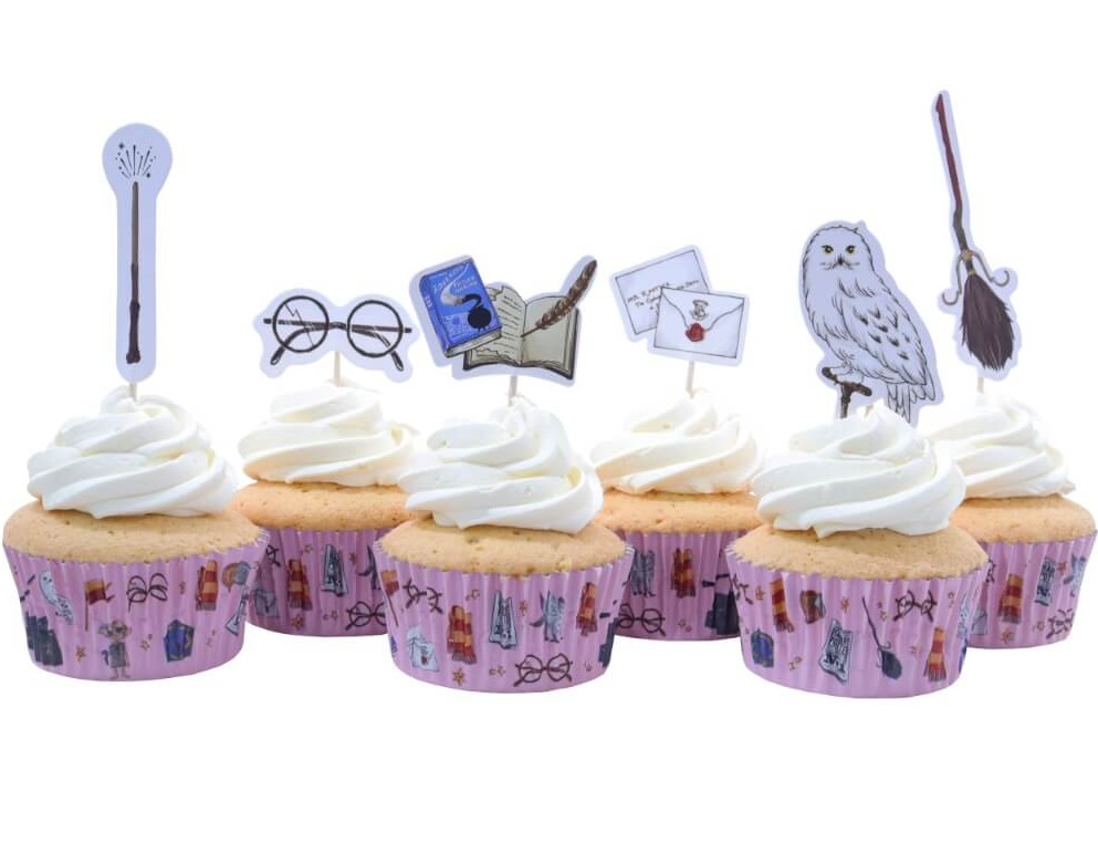 Harry Potter košíčky na muffiny – kúzelný svet