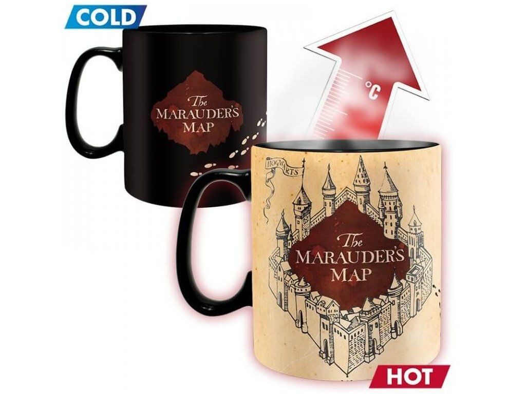 Harry Potter Hrnček Záškodnícka mapa meniaci - studený a horúci stav | Svetkuziel.sk