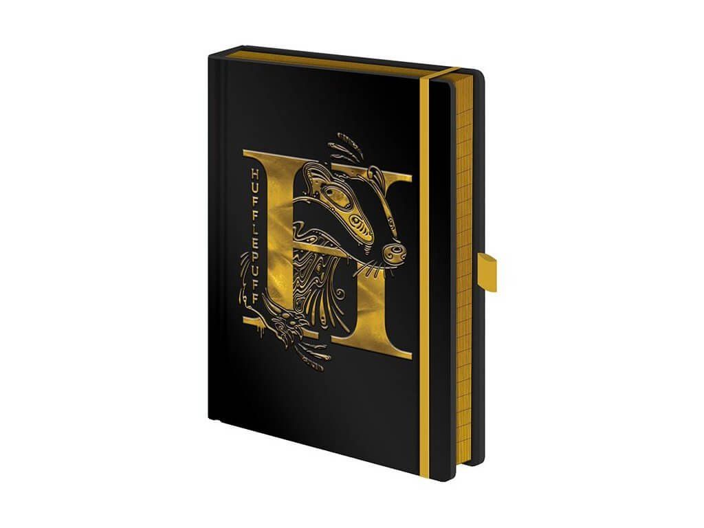 Harry Potter Zápisník Bifľomor A5 čierny žlté prvky | Svetkuziel.sk