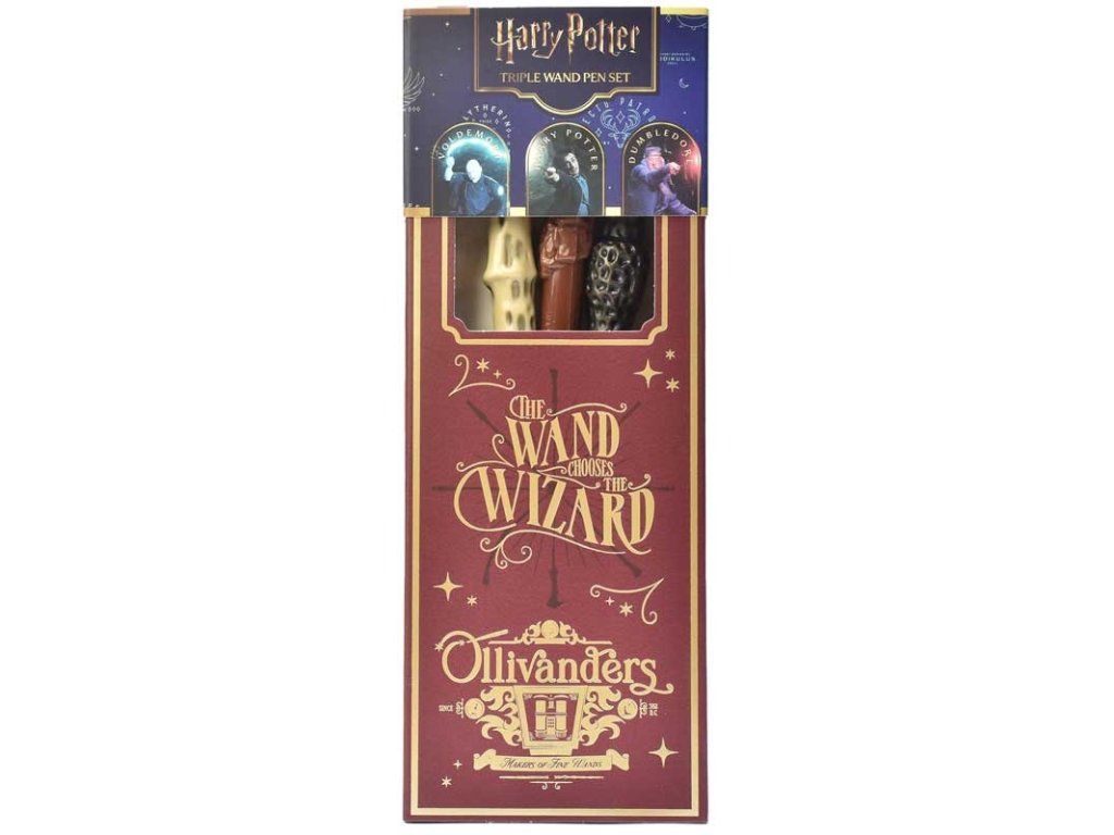 Harry Potter Set 3 pier-prútiek Harry Dumbledore Voldemort | Svetkuziel.sk