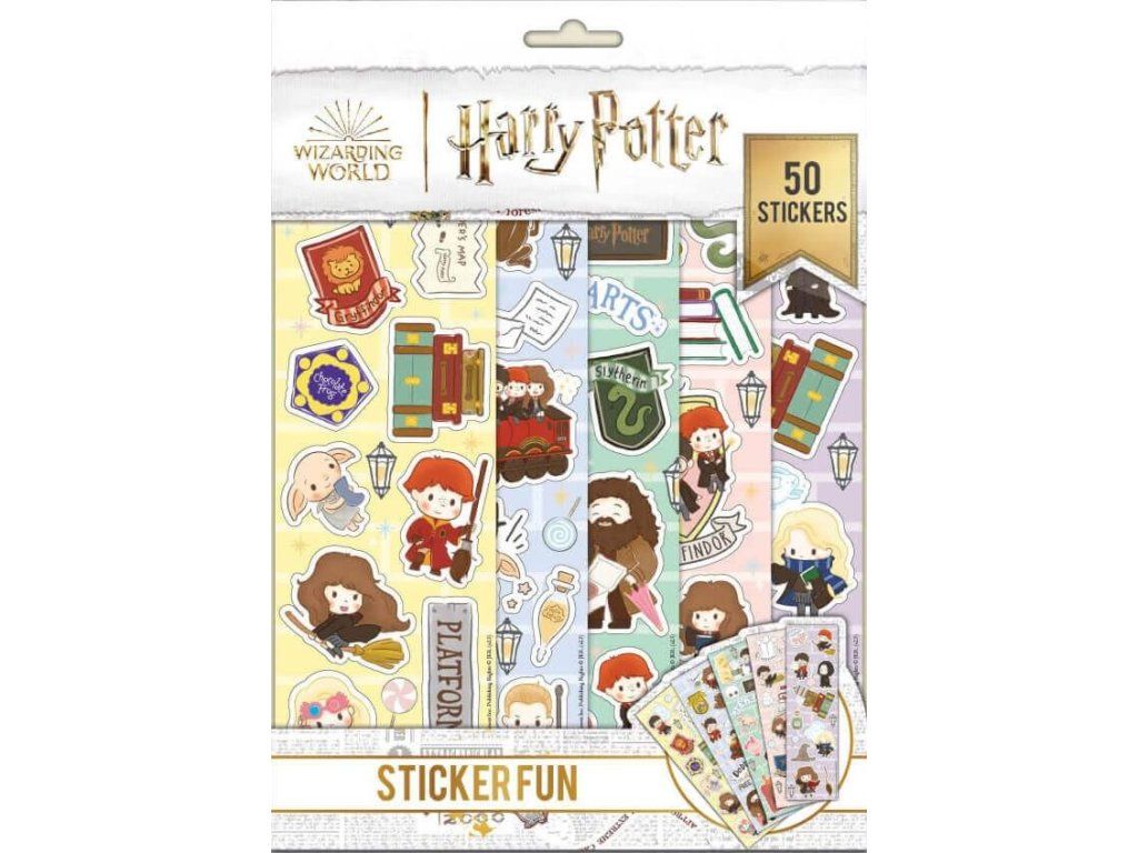 Harry Potter Samolepky - Kúzelné samolepky 50 ks | Svetkuziel.sk
