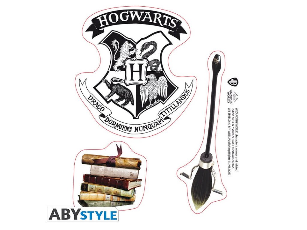 Harry Potter Samolepky - Kúzelné predmety (8 ks) — detail | Svetkuziel.sk