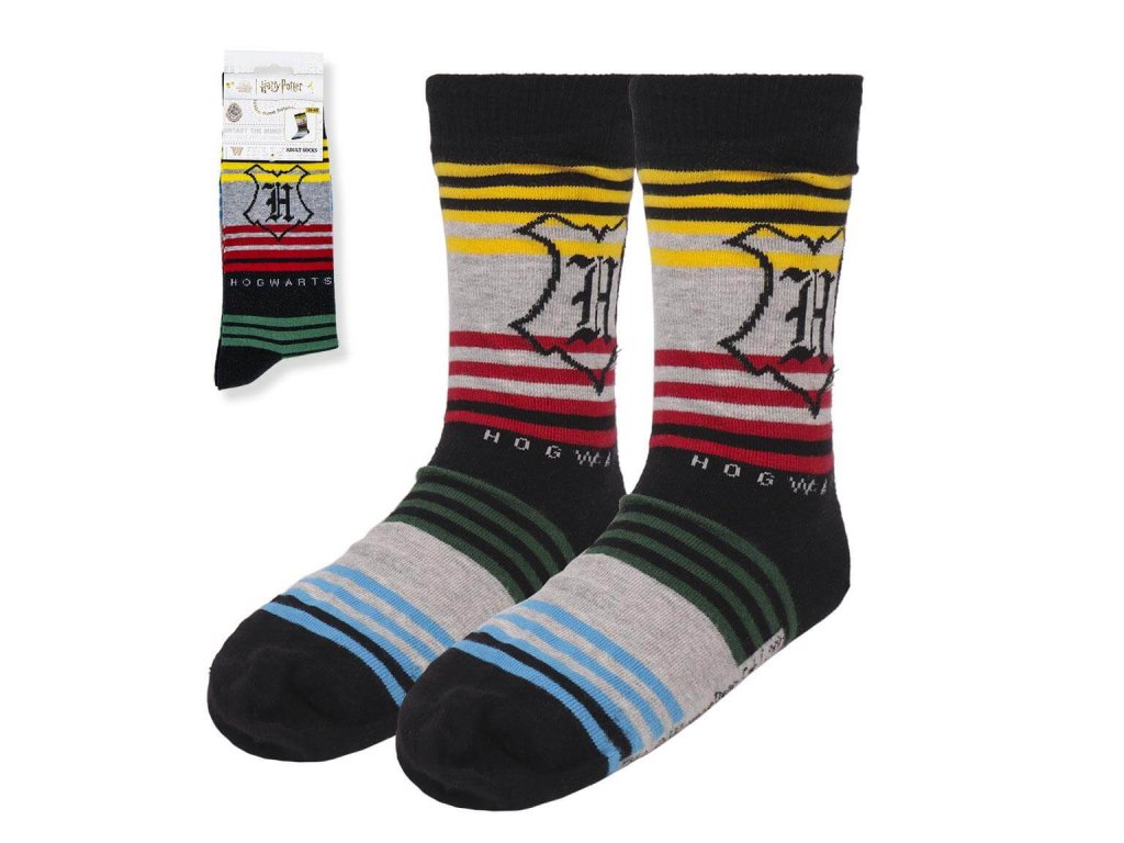 Harry Potter Ponožky Rokfortský znak - unisex ponožky so znakom Rokfortu