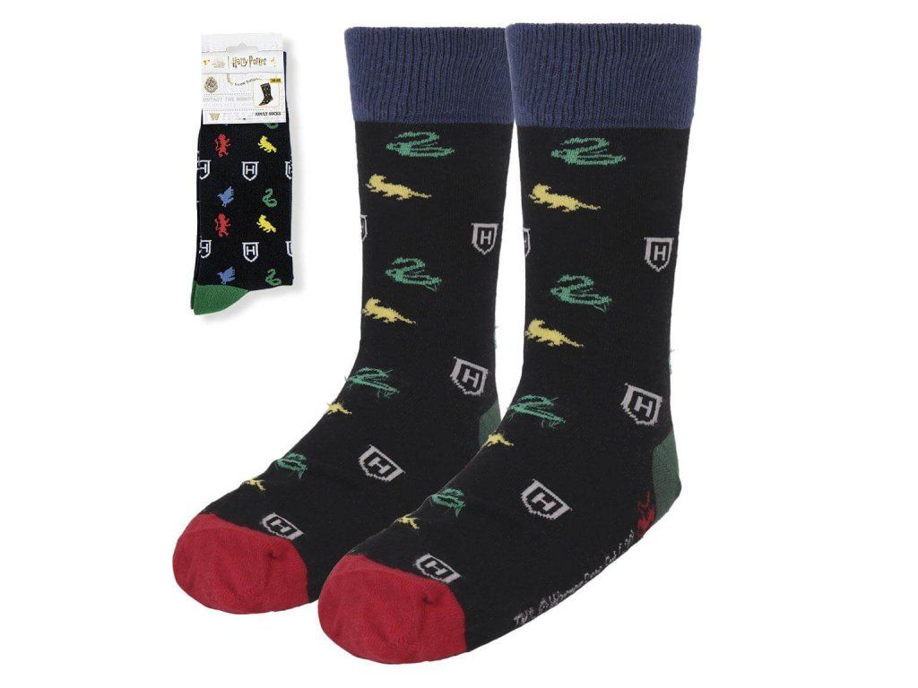 Harry Potter Ponožky Fakulty Rokfortu - unisex ponožky so všetkými 4 fakultami | Svetkuziel.sk