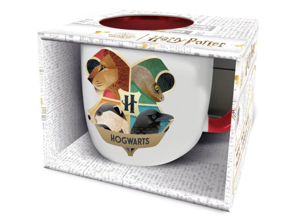Harry Potter Hrnček Rokfort 380ml biely so znakom