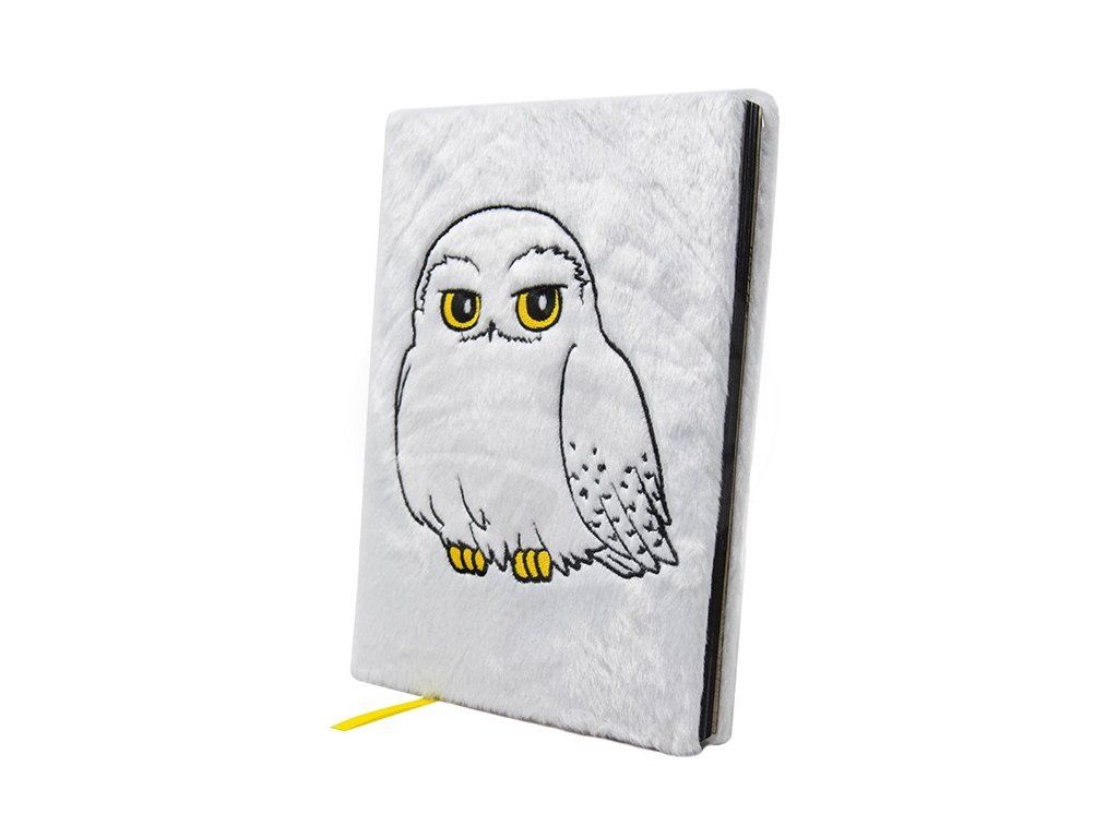Harry Potter Zápisník Hedviga plyšová A5 svetlomodrý | Svetkuziel.sk