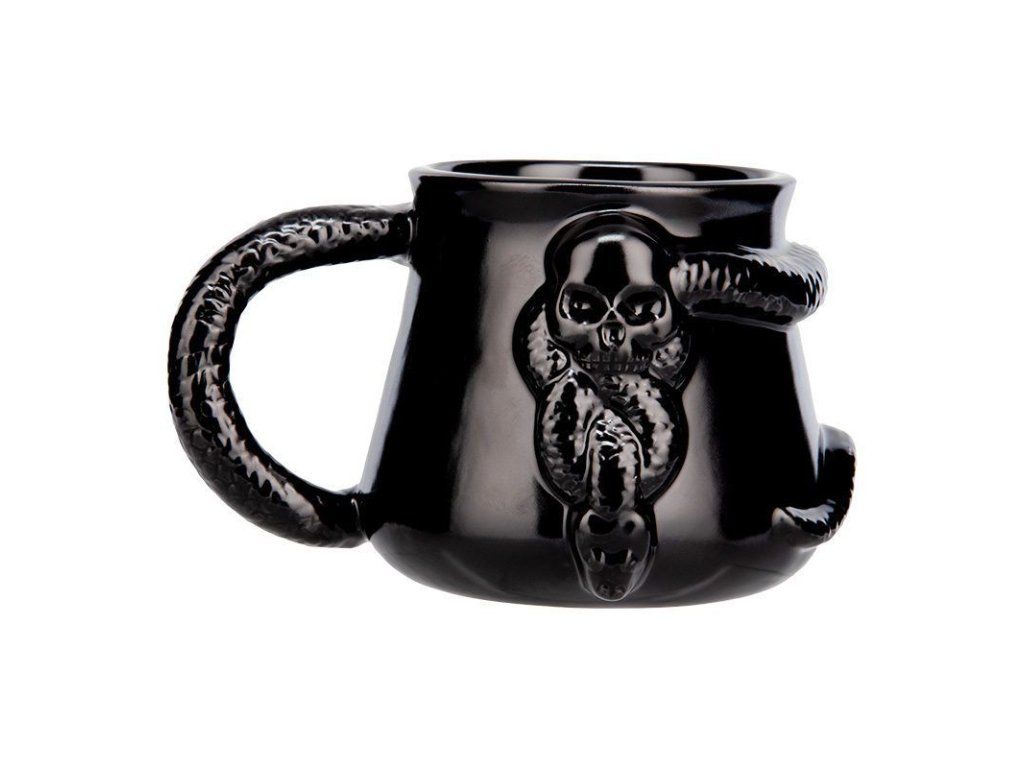 Harry Potter Hrnček Temné znamenie 400ml čierny s Naginim | Svetkuziel.sk