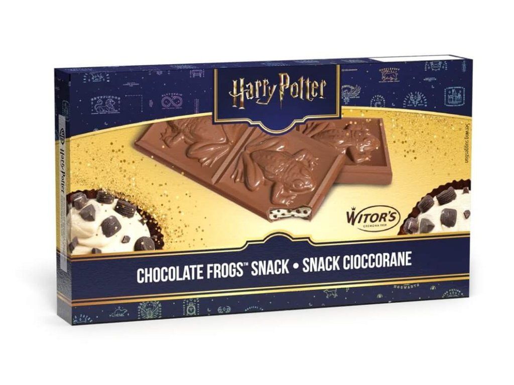 Harry Potter Čokoládové žaby 8 ks - balenie mliečnej čokolády s krémovou náplňou | Svetkuziel.sk