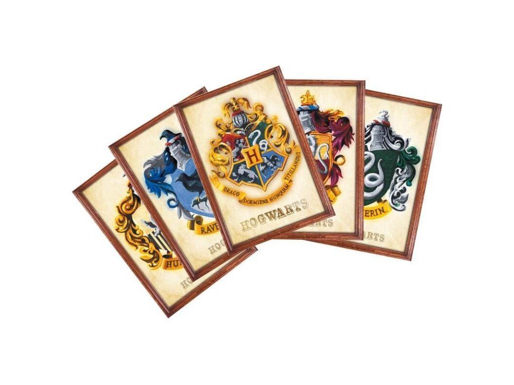 Harry Potter Pohľadnice Fakulty Rokfortu, 5 ks | Svetkuziel.sk