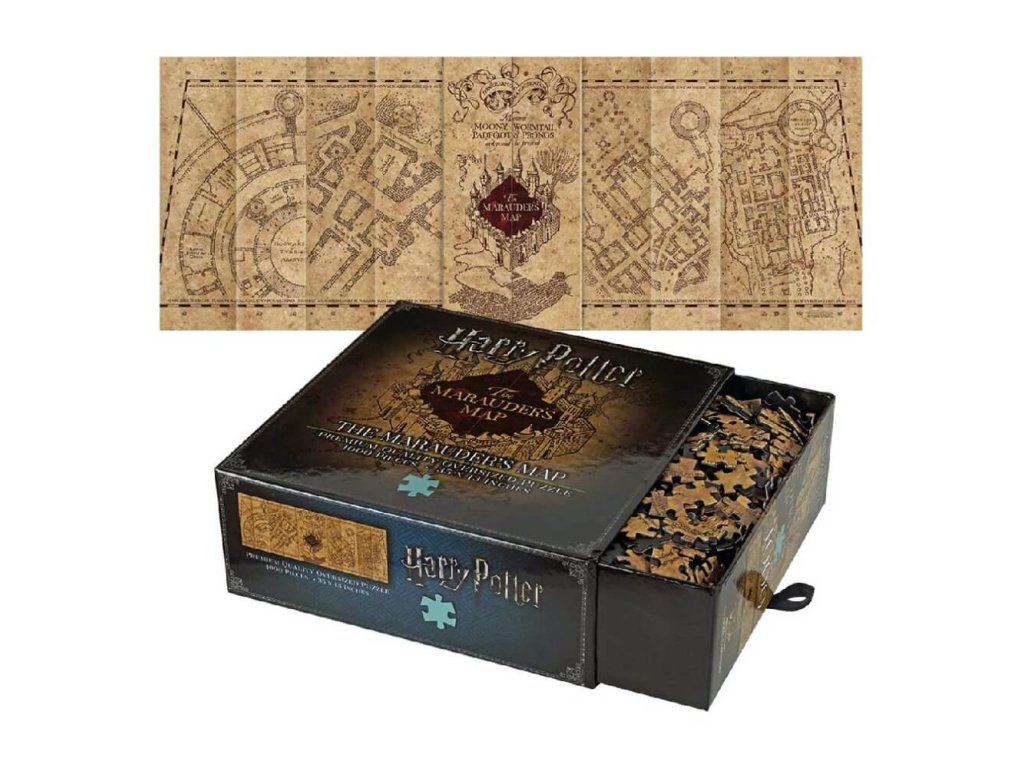 Harry Potter Puzzle Záškodnícka mapa | Svetkuziel.sk