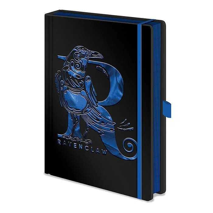 Harry Potter Zápisník Bystrohlav A5 čierny modré prvky