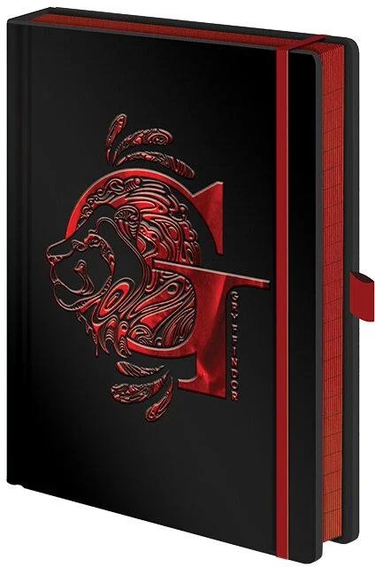 Harry Potter Zápisník Chrabromil A5 čierny červené prvky