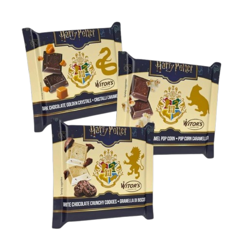 Harry Potter Čokoláda 3 ks - Čokoládový sen - kompletná sada troch tabuľok