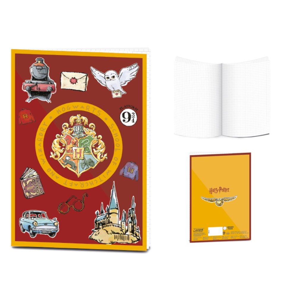 Harry Potter Zošit Rokfort A5 štvorčekovaný