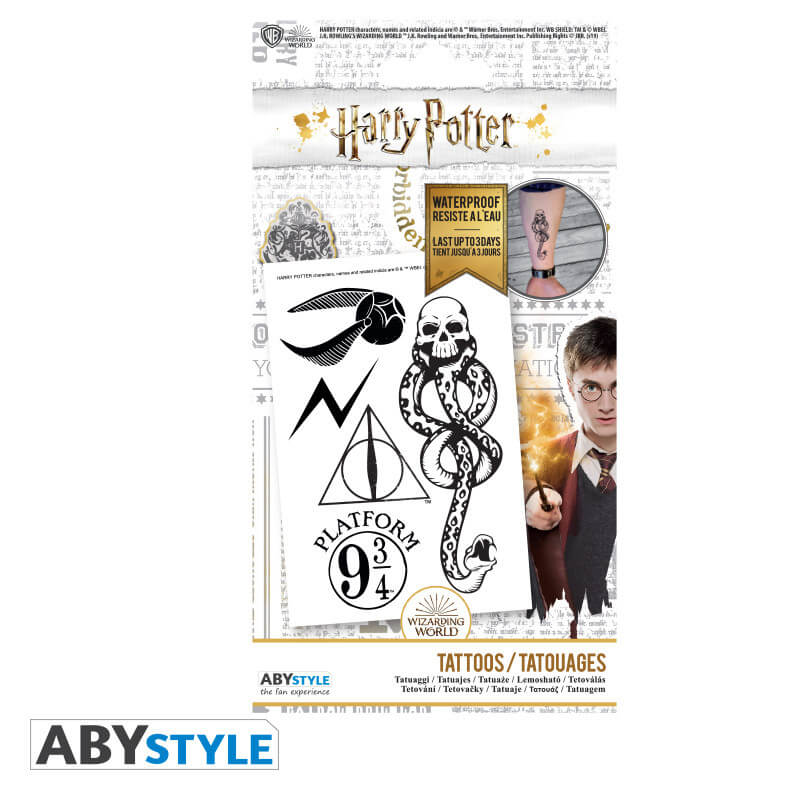 Harry Potter Tetovačky Kúzelné symboly - balenie