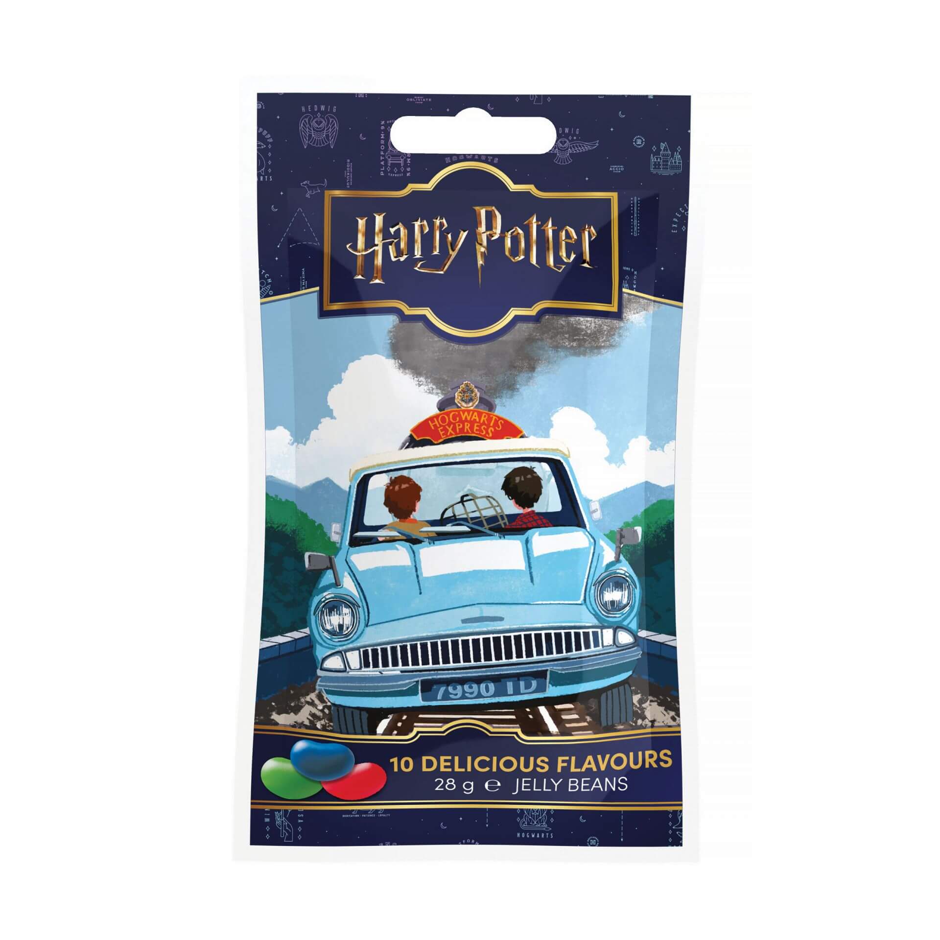 Harry Potter Bertíkove fazuľky najlepšie príchute - dizajn auto