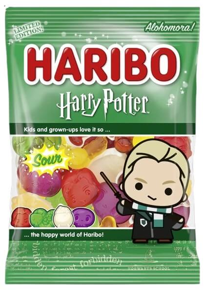 Harry Potter Haribo cukríky Draco Malfoy 80g - kyslé
